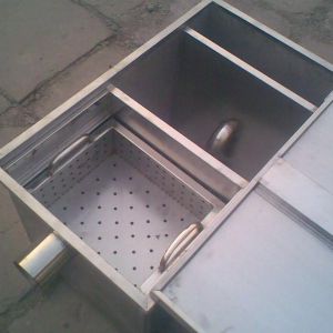 固液分流裝置食堂餐廳油水分離裝置不銹鋼隔油池設備簡介