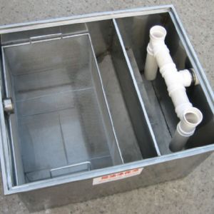 食堂廢水隔油裝置學(xué)校餐廳廢水隔油設(shè)備不銹鋼隔油池